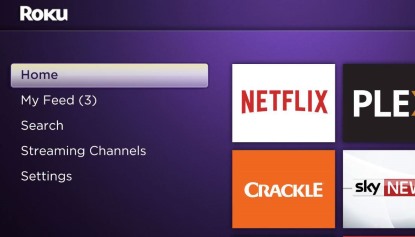 Roku Home Page